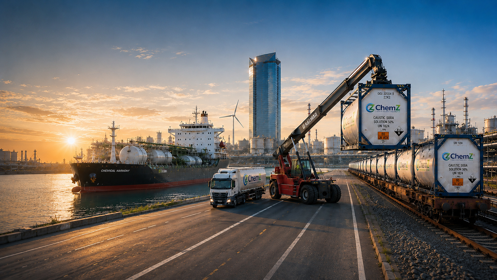 Terminal portuaire et logistique multimodale ChemZ